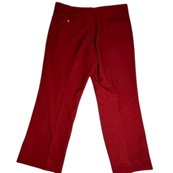 Sansabelt by Jaymar Dress Pants Mens 36 Mark Scot Collection Burgundy Tailored - Picture 2 of 8
